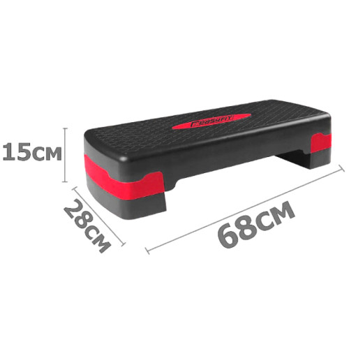 Степ платформа  EasyFit Step-B 2-ступенчатая красная - фото №4